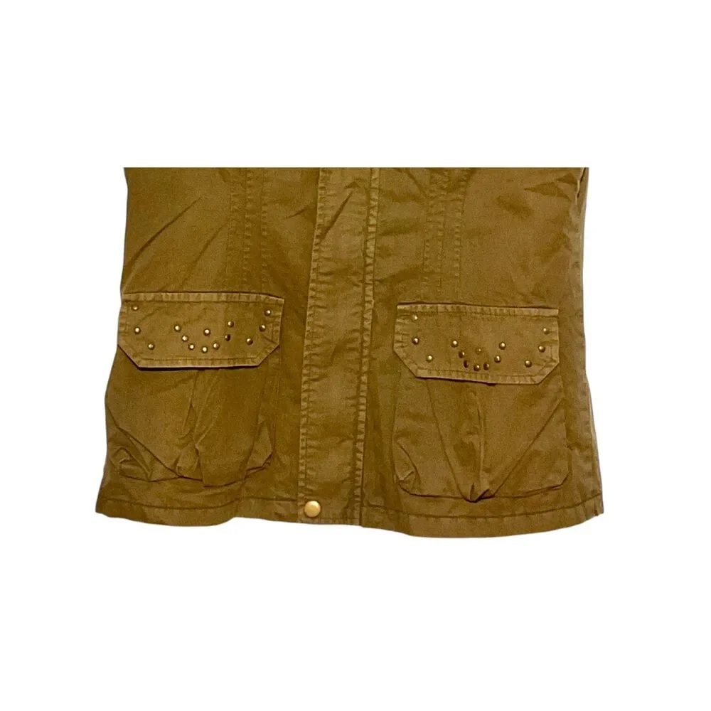 Mrs. Pepper Sleeveless Cotton Cargo Vest
